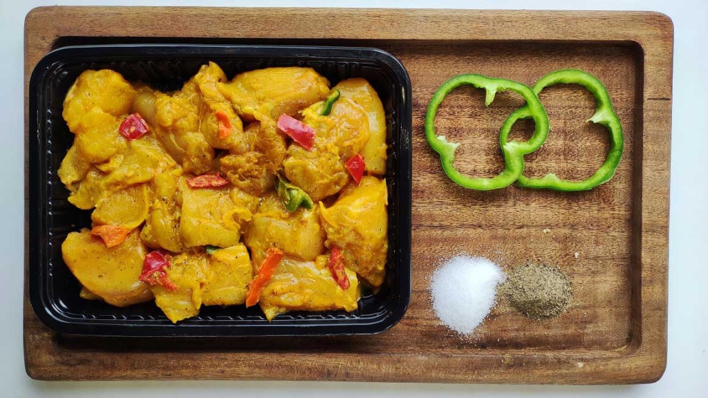 شيش طاووق بالزعفران بدون عظم
